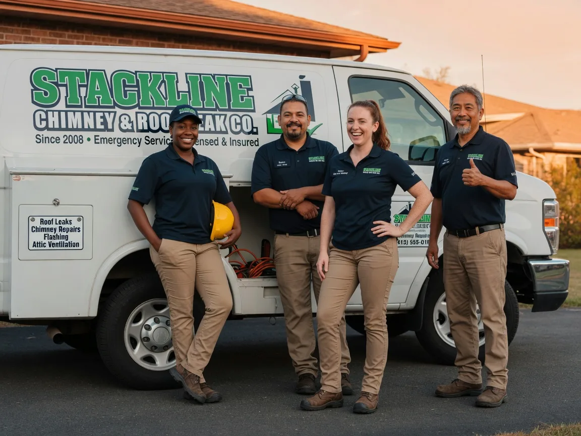 Chimney flashing repair company in Middletown, RI